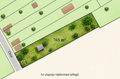 Eladó Telek 2458 Kulcs 2458 Kulcs, Kulcs focipálya