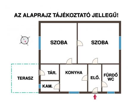 Eladó Ház 2735 Dánszentmiklós FELÚJÍTOTT IKERHÁZFÉL