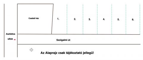 Eladó Telek 2721 Pilis Hét vezér utca közelében
